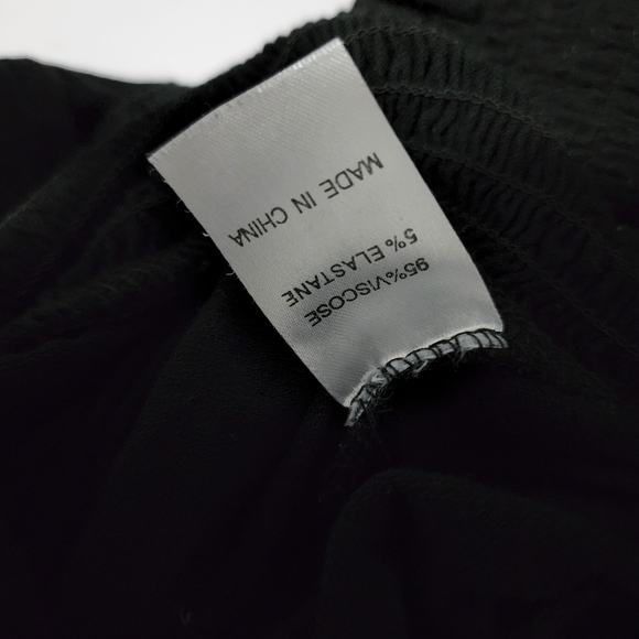 Aus S Glassons Black Wrap Front Long Sleeve Stretch Crop Top - Picture 6 of 16